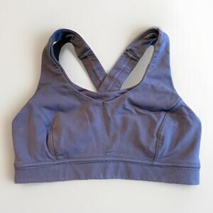 Lululemon Women’s Run On Sports Bra Midnight Navy Size 4 Sportswear Athletic Gym